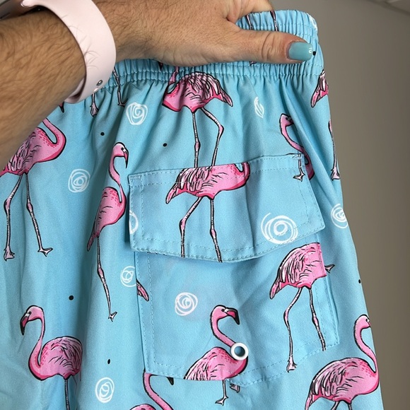 Amazon Flamingo Swim Trunks- 3XL - Picture 5 of 7